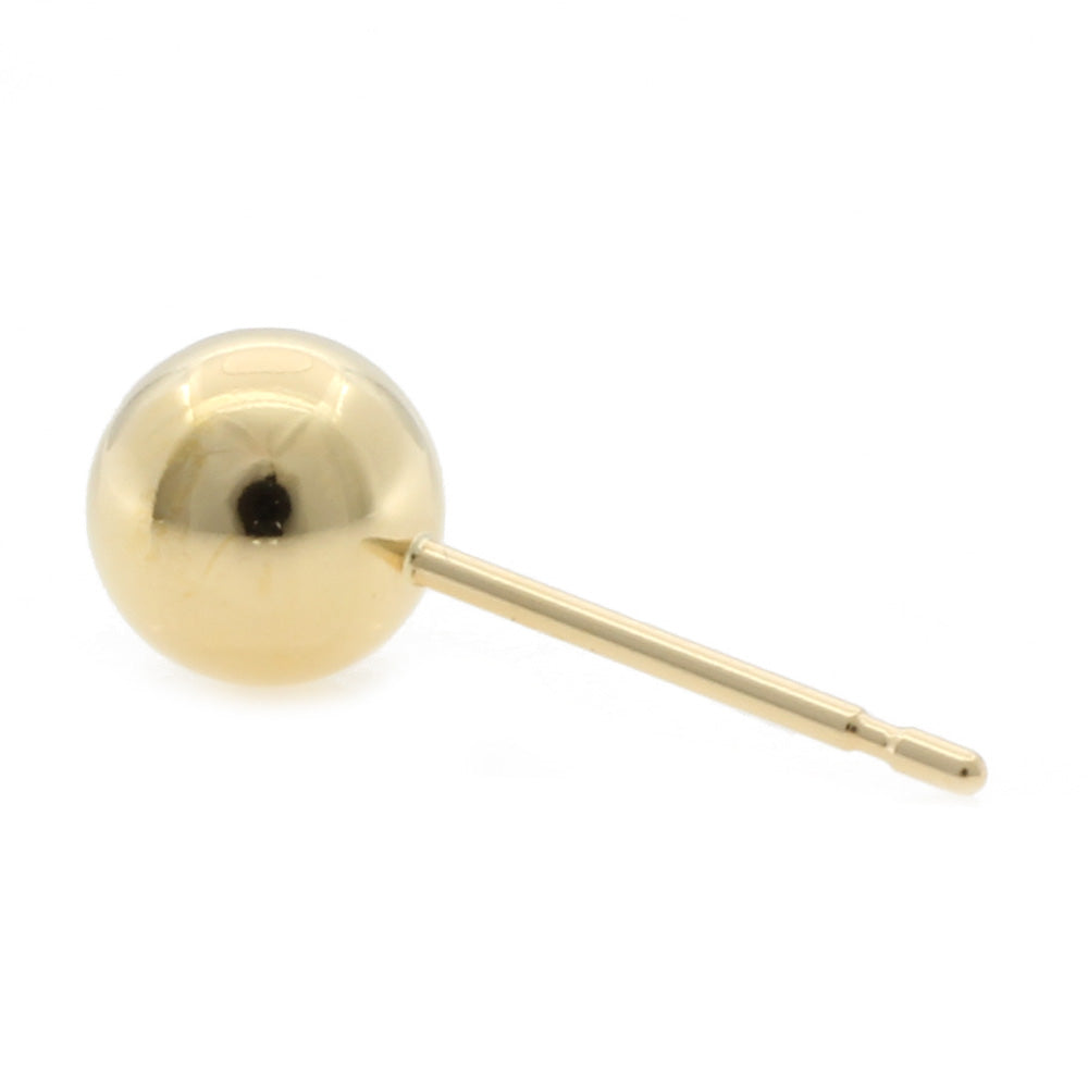 新品】 K18 ピアス 丸玉 5mm ボール 18金 K18ゴールド ゴールド 
