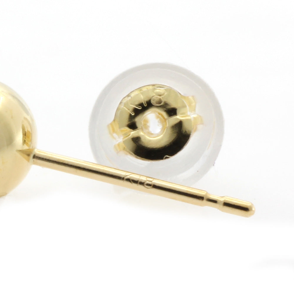 新品】 K18 ピアス 丸玉 5mm ボール 18金 K18ゴールド ゴールド 