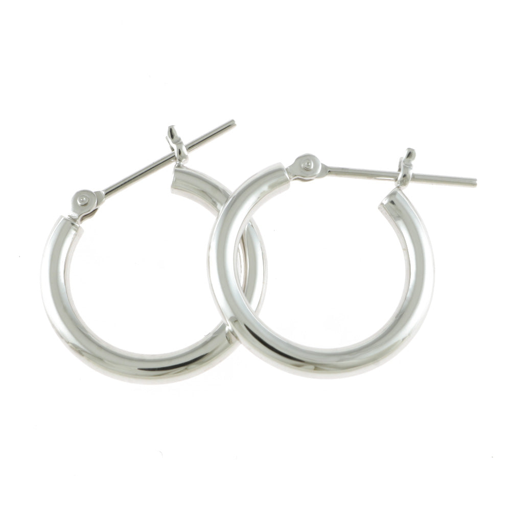 pt900(プラチナ)パイプフープ2 × 15 片方ピアス新品￼ 新品】 Pt900 ピアス フープ パイプ 2×15 Pt900プラチナ シルバー