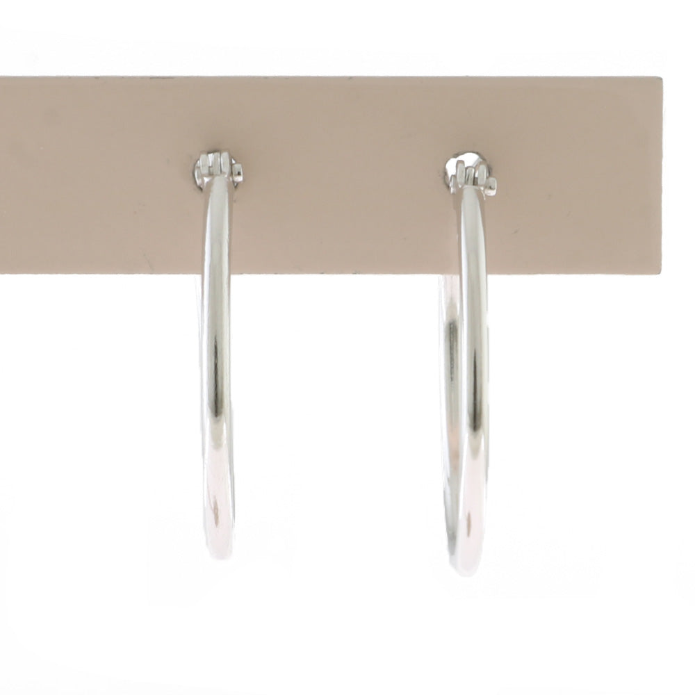 新品】 Pt900 ピアス フープ パイプ 1×15 Pt900プラチナ