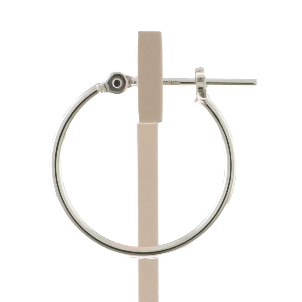 新品】 Pt900 ピアス フープ パイプ 1×15 Pt900プラチナ