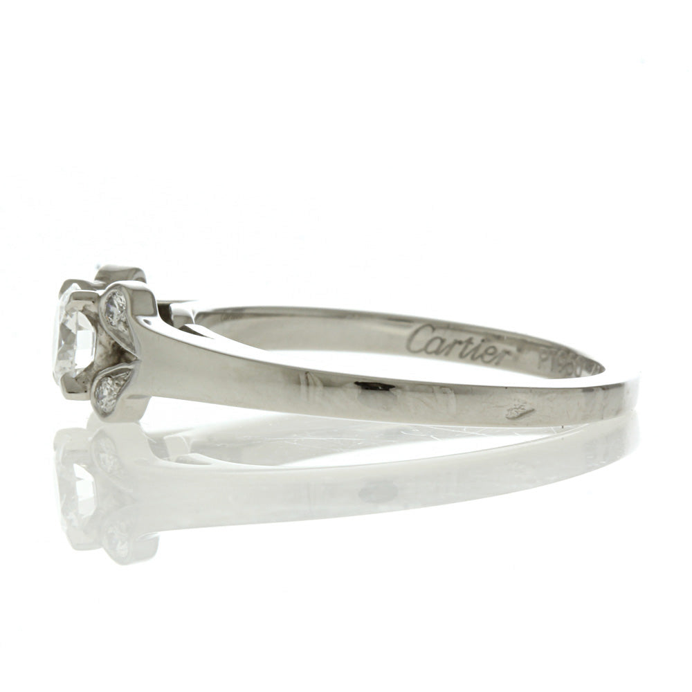 カルティエ CARTIER バレリーナ ソリテール リング・指輪 7号 Pt950