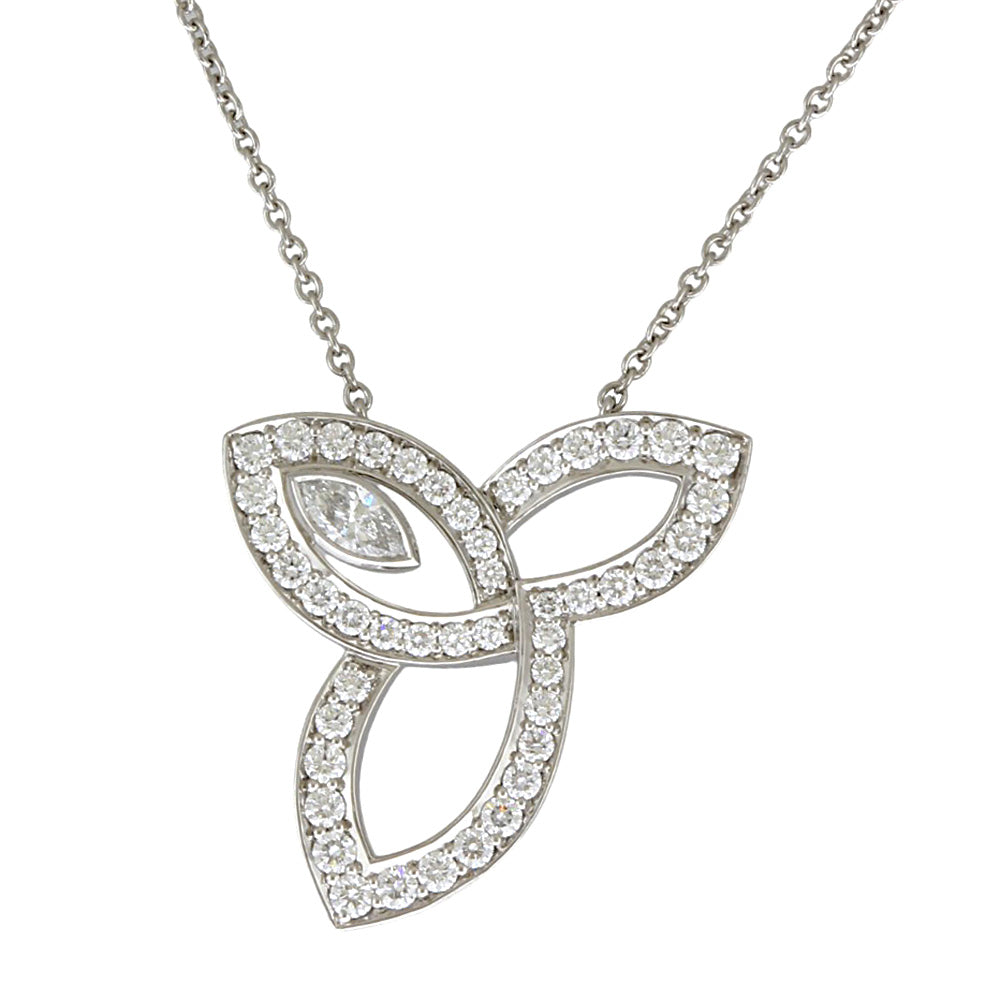 HARRY WINSTON ハリーウィンストン リリークラスター ネックレス Pt950プラチナ ダイヤモンド レディース 中古 【ショッピ –  【公式】リサイクルキング オンラインショップ