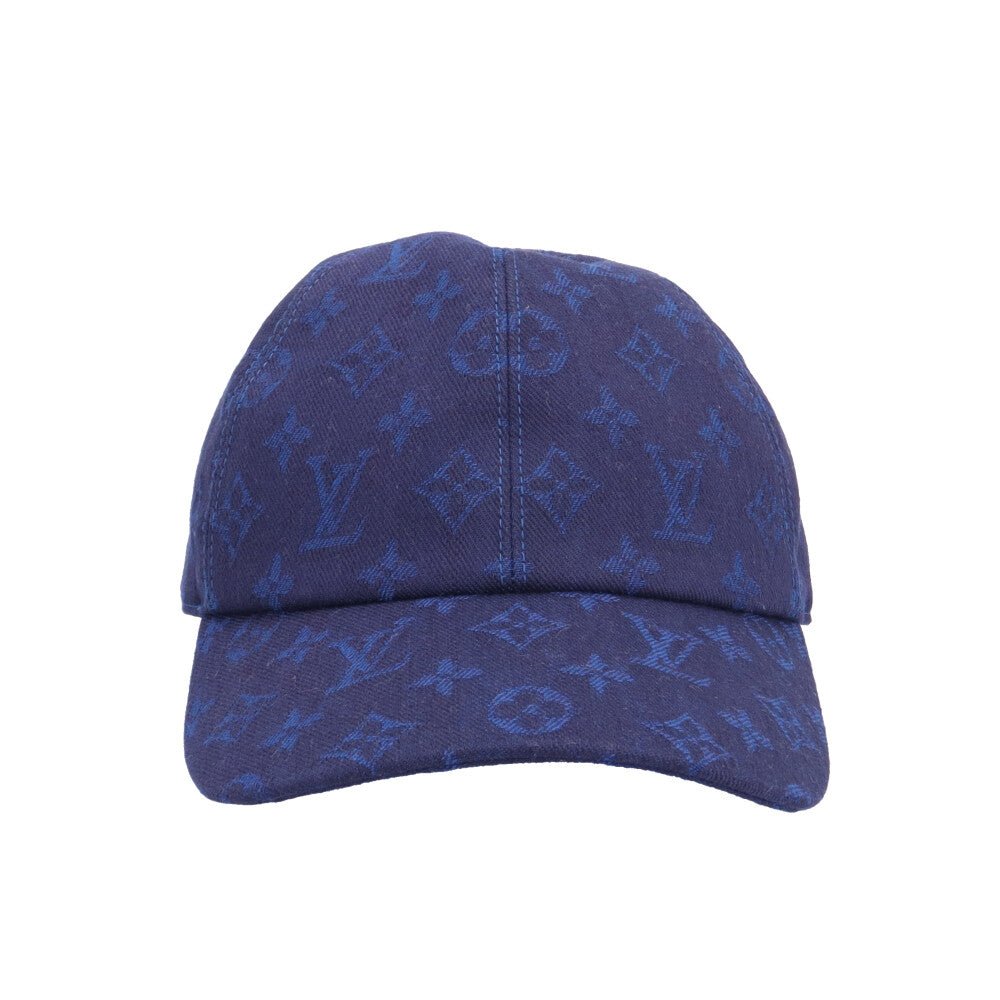 LOUIS VUITTON ルイヴィトン　キャップ モノグラム コットンブルー LOUIS VUITTON ルイヴィトン キャップ モノグラムエッセンシャル