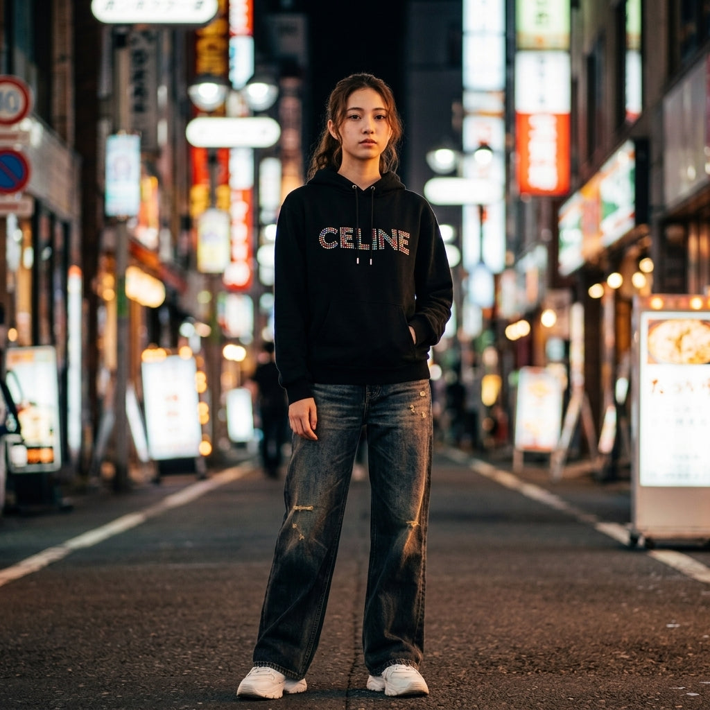 CELINE セリーヌ パーカー コットン レディース 中古 – 【公式