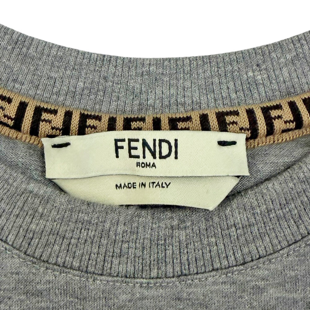 FENDI グレー 半袖チュニック FENDI フェンディ 半袖Tシャツ コットン レディース 中古 – 【公式