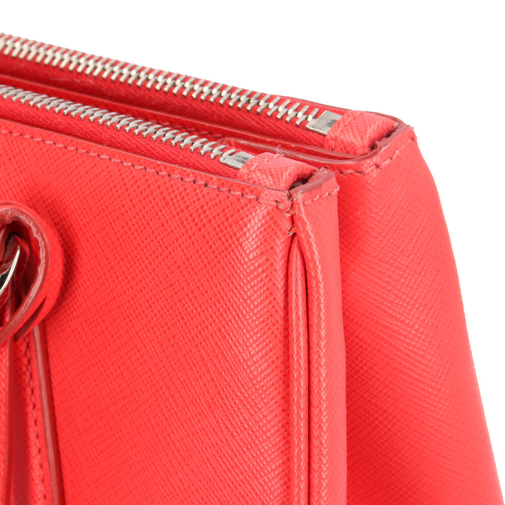 PRADA プラダ サフィアーノ ショルダーバッグ レザー レッド