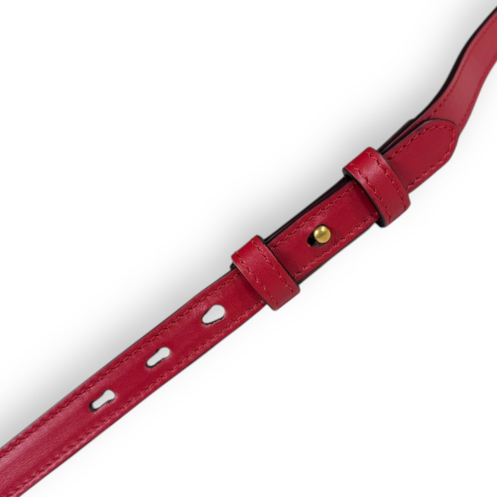 美品 GUCCI グッチ ショルダーストラップ バッグ用 レザー レッド GUCCI グッチ GGマーモント ショルダーバッグ レザー レッド