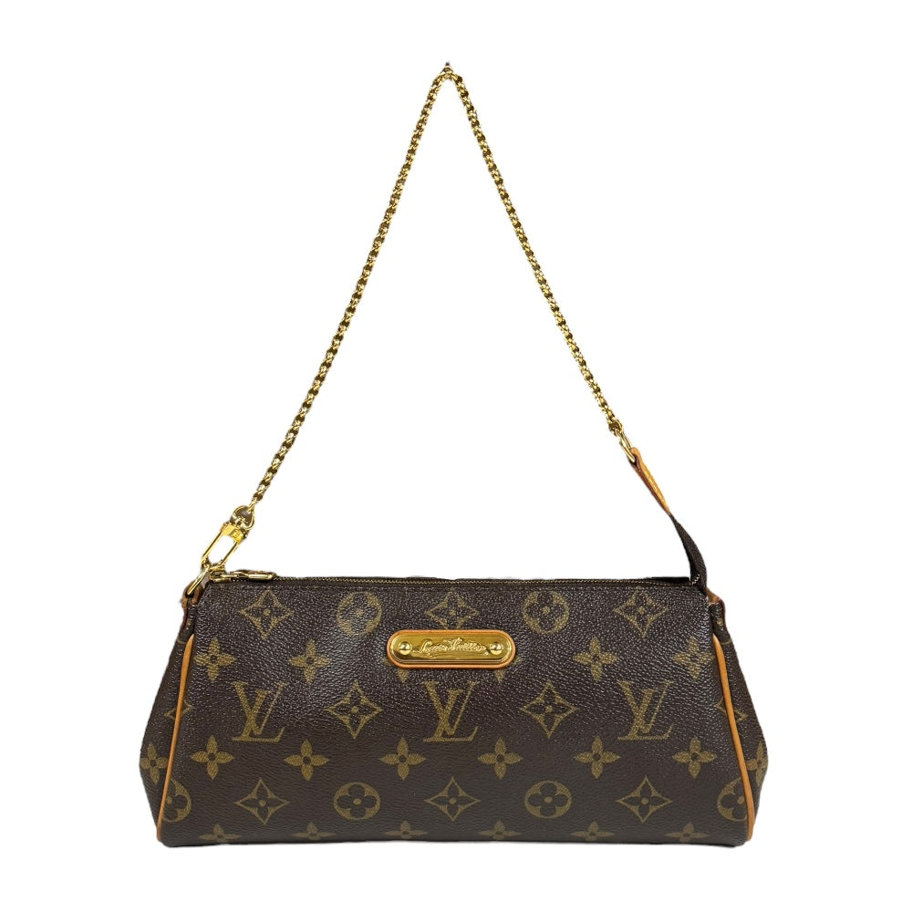 LOUIS VUITTON ルイヴィトン エヴァ モノグラム ハンドバッグ モノグラムキャンバス ブラウン レディース 中古