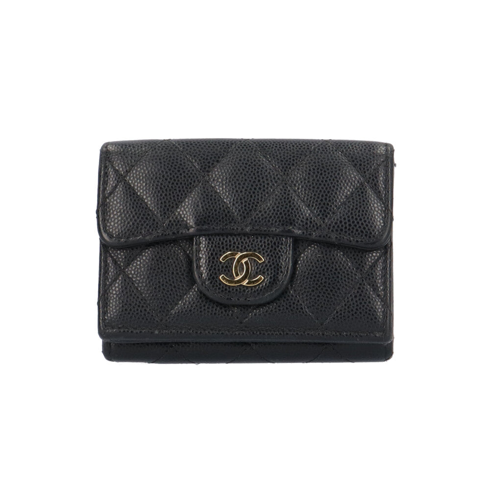 CHANEL シャネル クラシック スモール フラップ ウォレット マトラッセ 