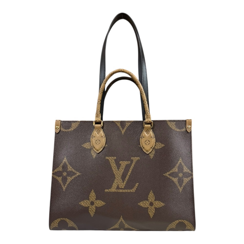 [未使用級]ルイヴィトン　オンザゴーMM モノグラムジャイアント　ハンドバッグ LOUIS VUITTON ルイヴィトン オンザゴーMM モノグラムジャイアント