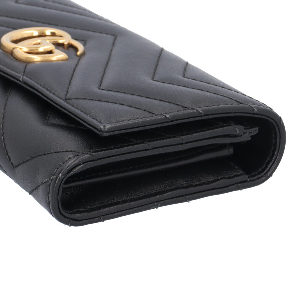 GUCCI グッチ コンチネンタルウォレット GGマーモント 長財布 レザー