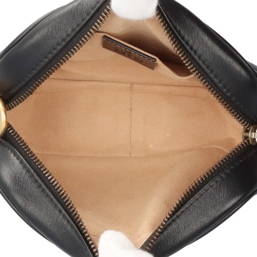 GUCCI グッチ ミニ カメラバッグ GGマーモント ショルダーバッグ