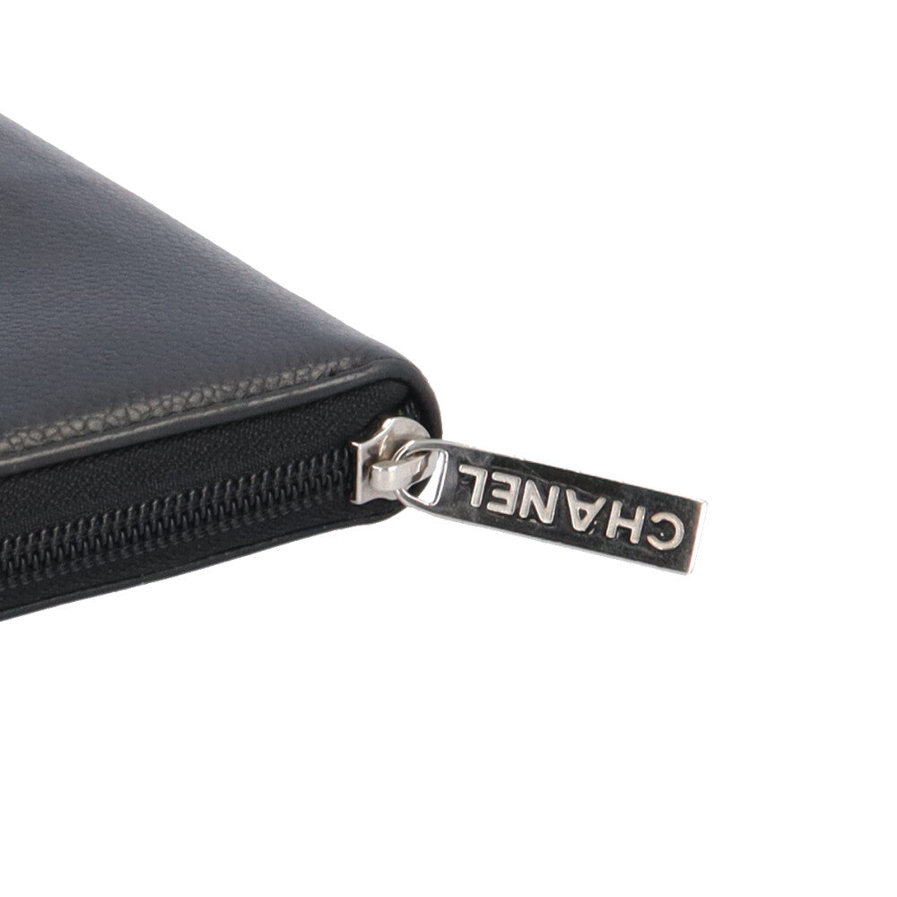 CHANEL シャネル ココマーク 長財布 キャビアスキン レディース 中古