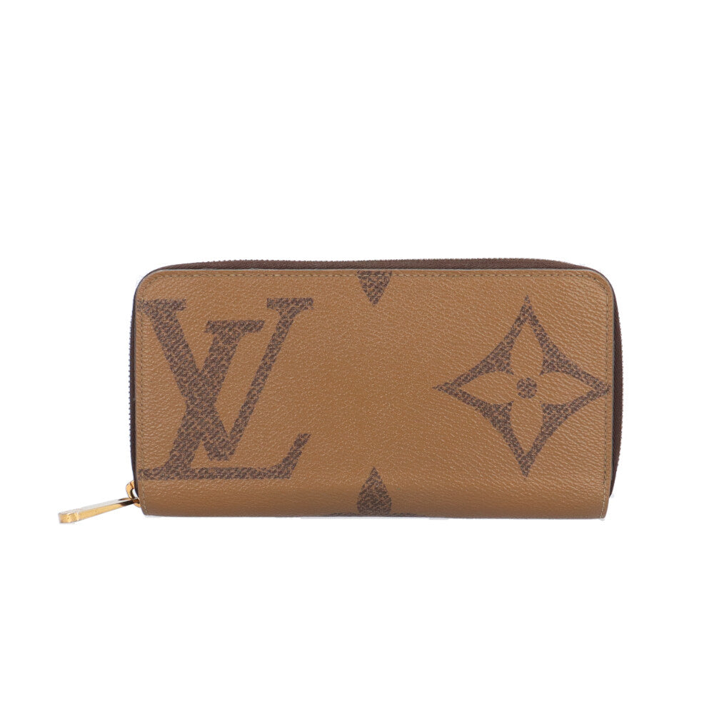 ＊新品同様/IC搭載　ルイヴィトン ジャイアント リバース ジッピーウォレット LOUIS VUITTON ルイヴィトン ジッピーウォレット モノグラム