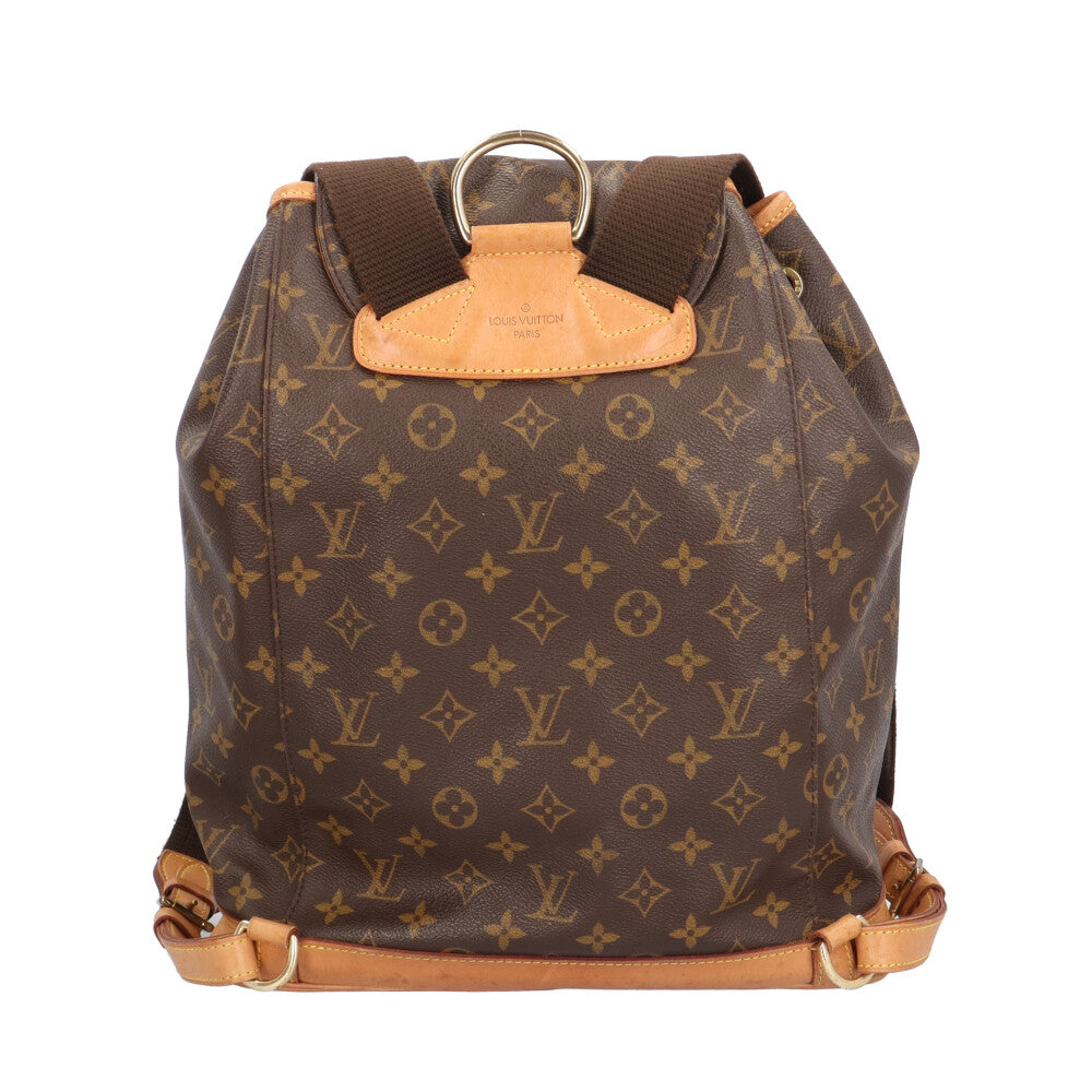 ルイ・ヴィトン LOUIS VUITTON モンスリGM M51135 ブラウン PVC LOUIS