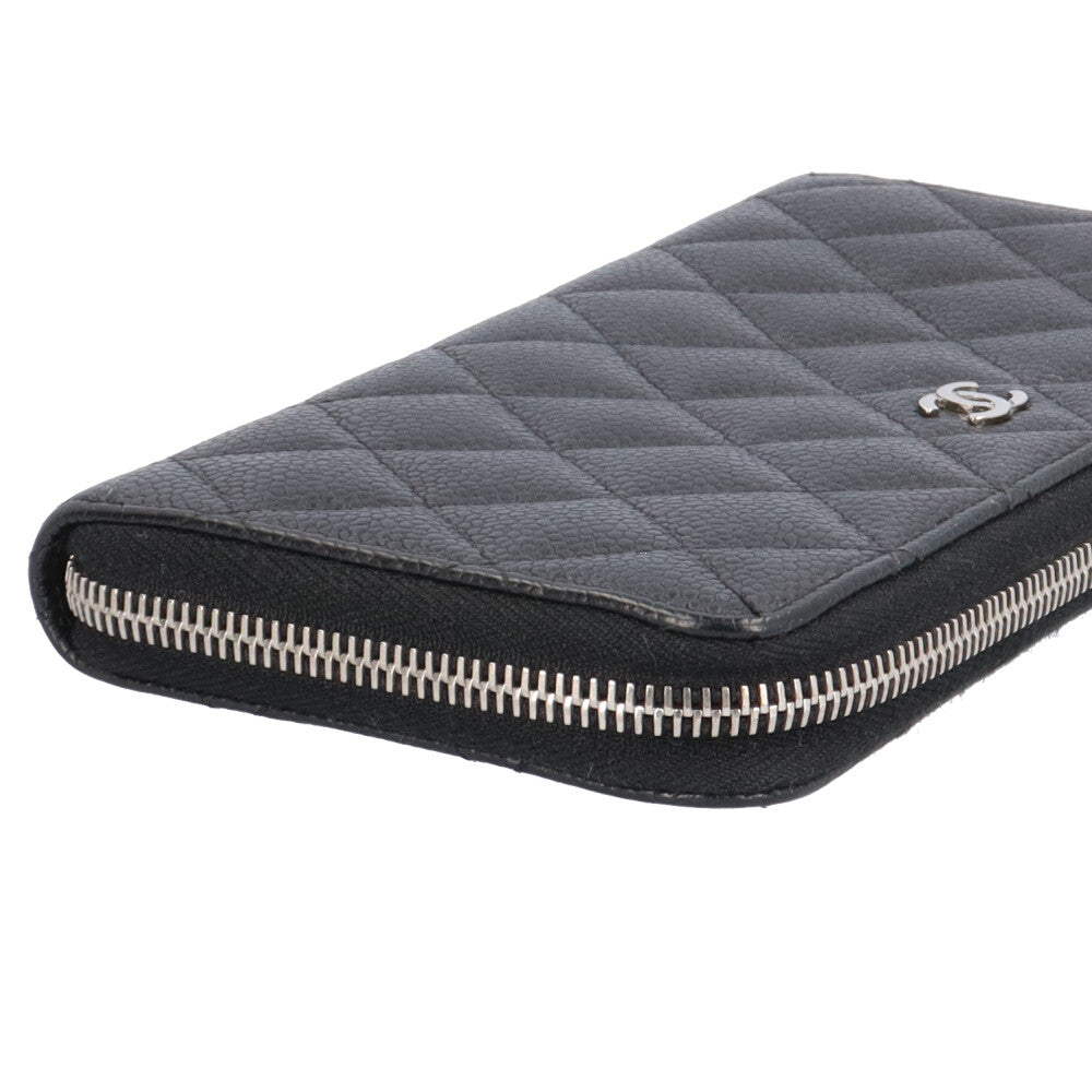 CHANEL シャネル クラシックロングジップウォレット マトラッセ 長財布