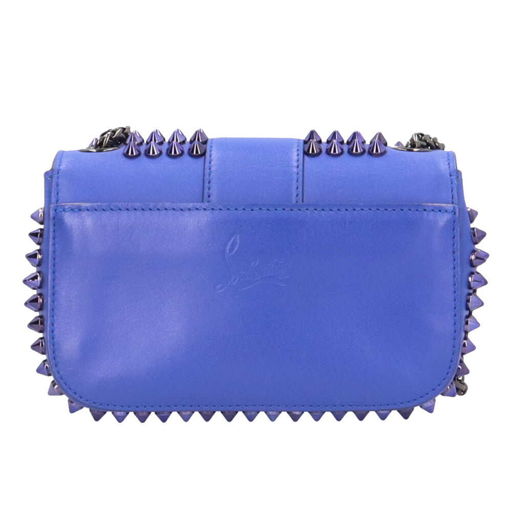 Christian Louboutin Mini Sweet Charity Shoulder Bag Leather Blue Women –  【公式】リサイクルキング オンラインショップ