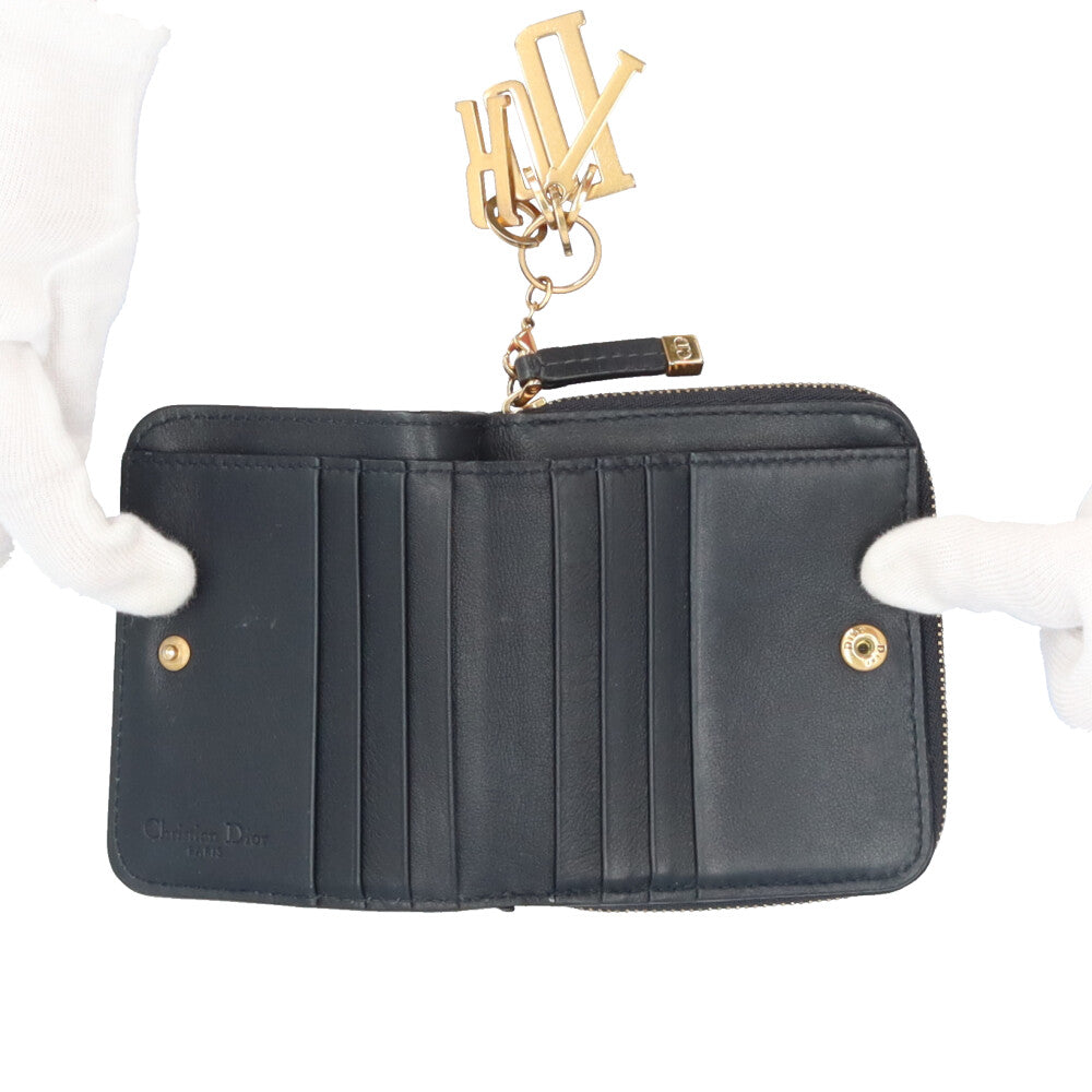 Christian Dior クリスチャンディオール 二つ折り財布 レザー
