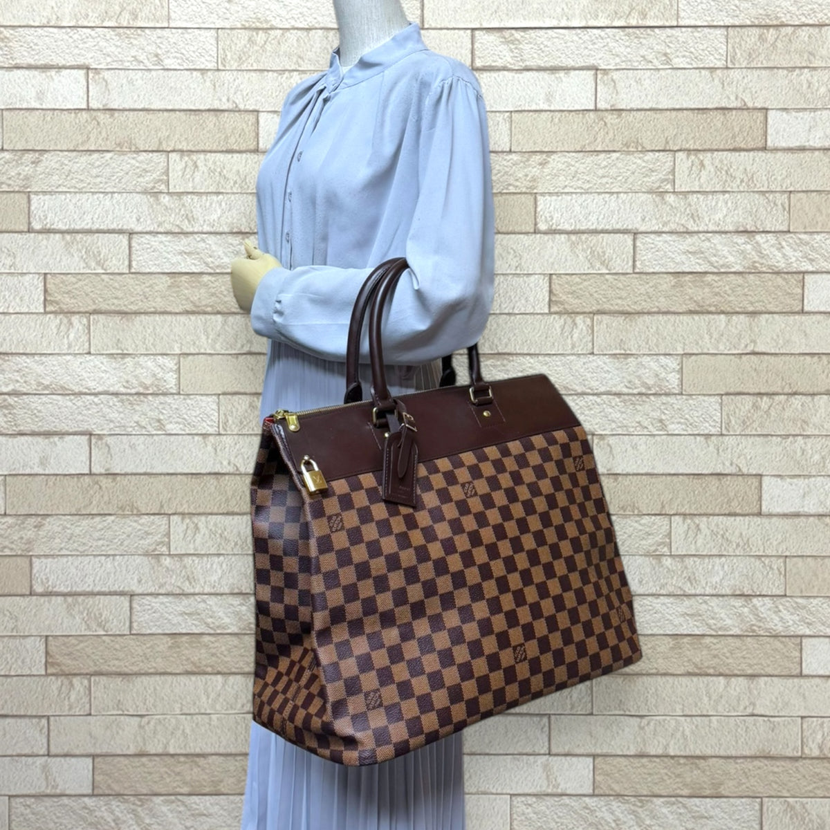 LOUIS VUITTON ルイヴィトン グリニッジPM ダミエ ボストンバッグ