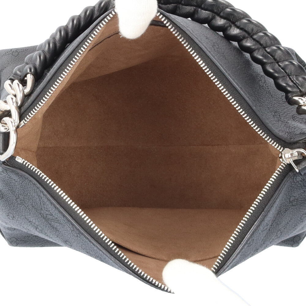 ルイヴィトン LOUIS VUITTON ハンドバッグ バビロンチェーンBB マヒナ M51767 クリーム LOUIS VUITTON Babylone BB Mahina Leather Chain Shoulder Bag Galet