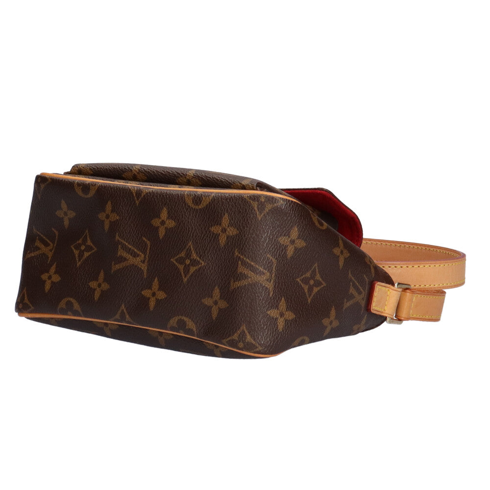 【良品／リペア】ルイヴィトン（モノグラム）ヴィヴァシテPM　リペア　茶色 ルイヴィトン LOUIS VUITTON ヴィバシテPM モノグラム ショルダー