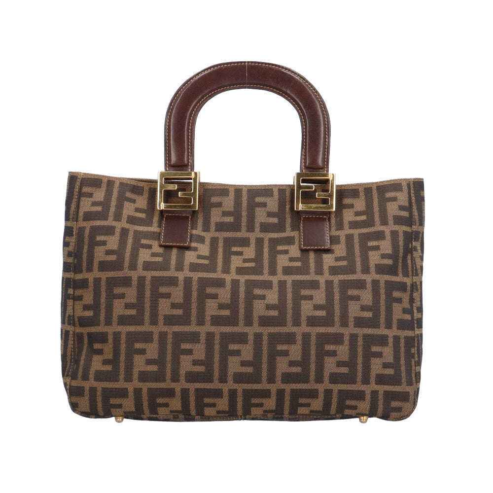 FENDI Zucca Tote Bag Canvas Brown Women's Used – 【公式