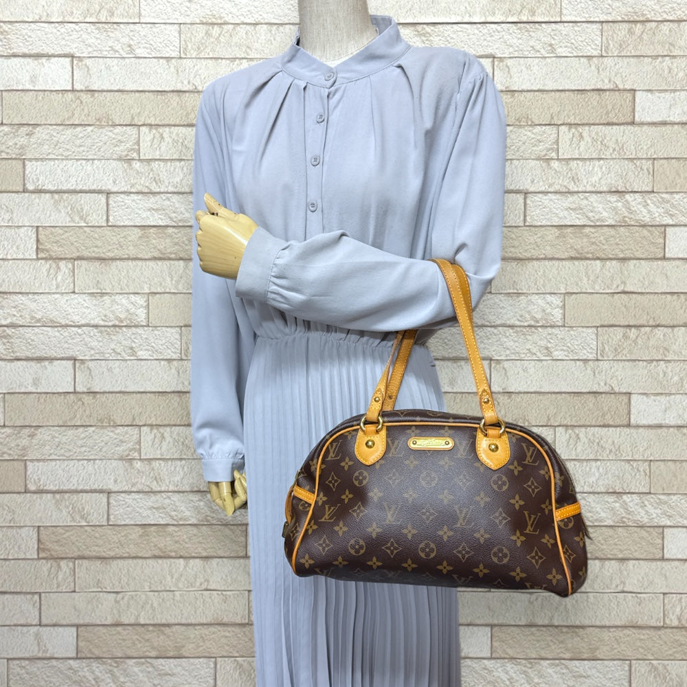ヴィトン ルイヴィトン モントルグイユPM 美品 ハンド ショルダー バッグ LOUIS VUITTON ルイヴィトン モントルグイユPM モノグラム ショルダー