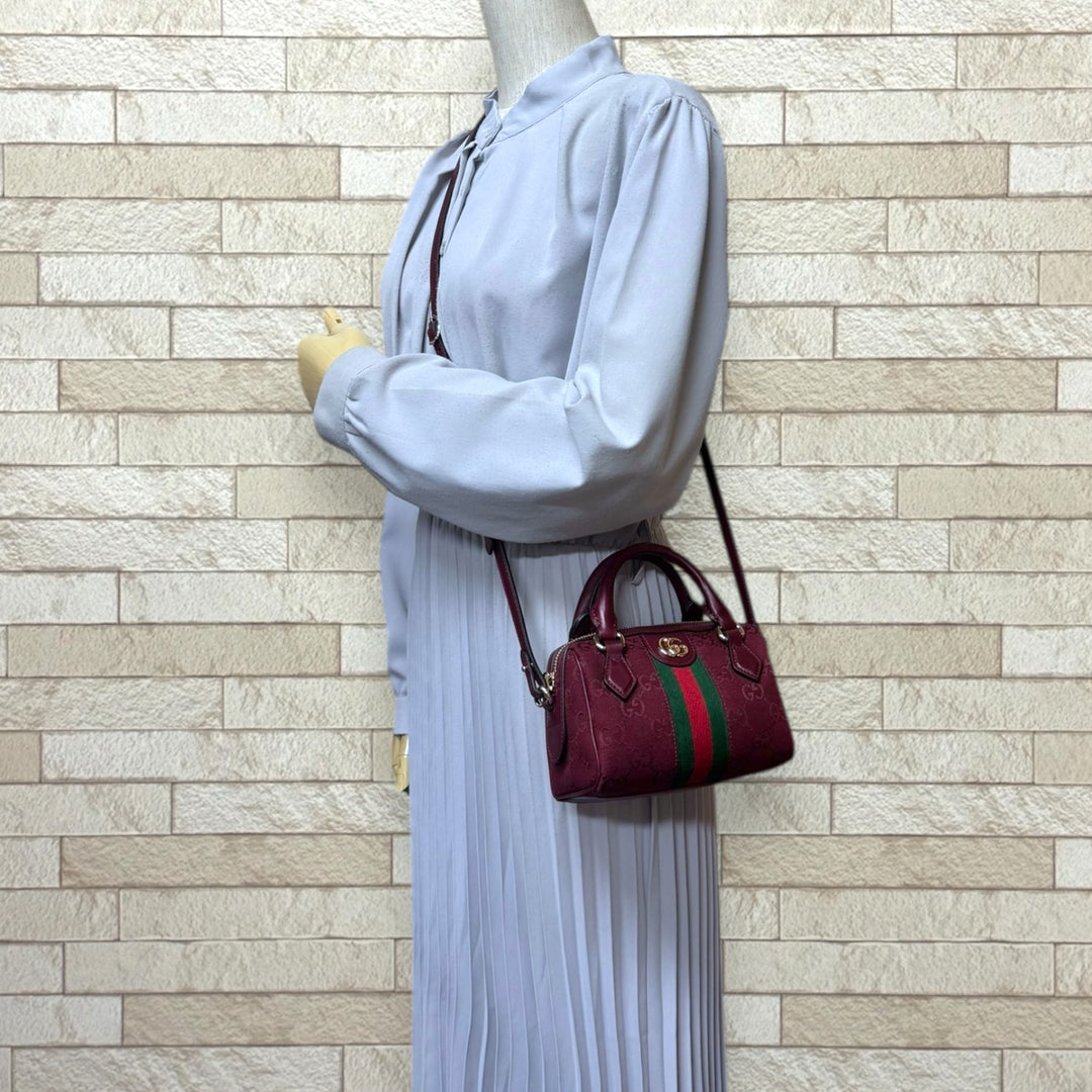 GUCCI グッチ スーパーミニバッグ オフィディア ショルダーバッグ GG