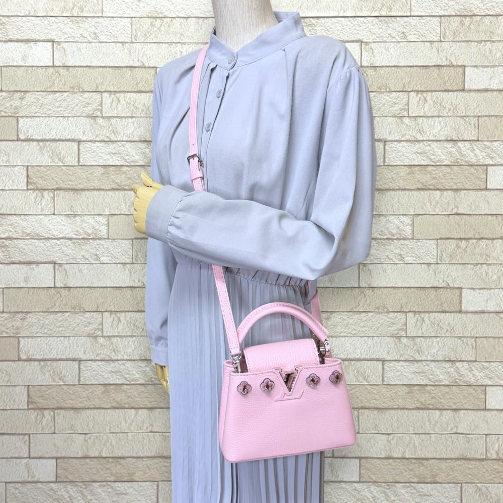 LOUIS VUITTON ルイヴィトン フラワーズ カプシーヌMINI ショルダー