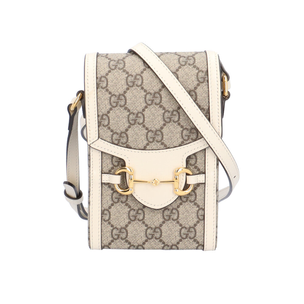 【新品】GUCCI グッチホースビット1955 ミニバッグ GGスプリーム GUCCI グッチ ホースビット1955ミニバッグ GGスプリーム ショルダー