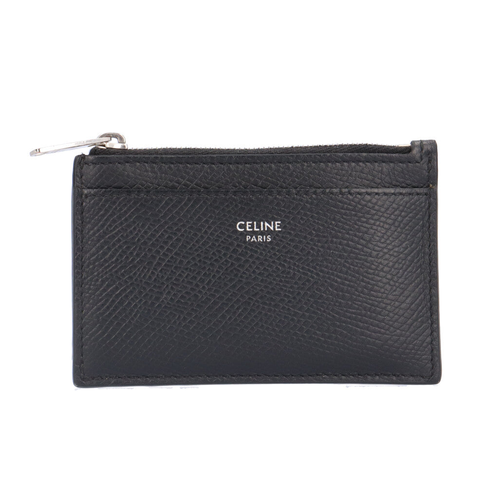 CELINE セリーヌ ジップ付カードフォルダー カードケース レザー