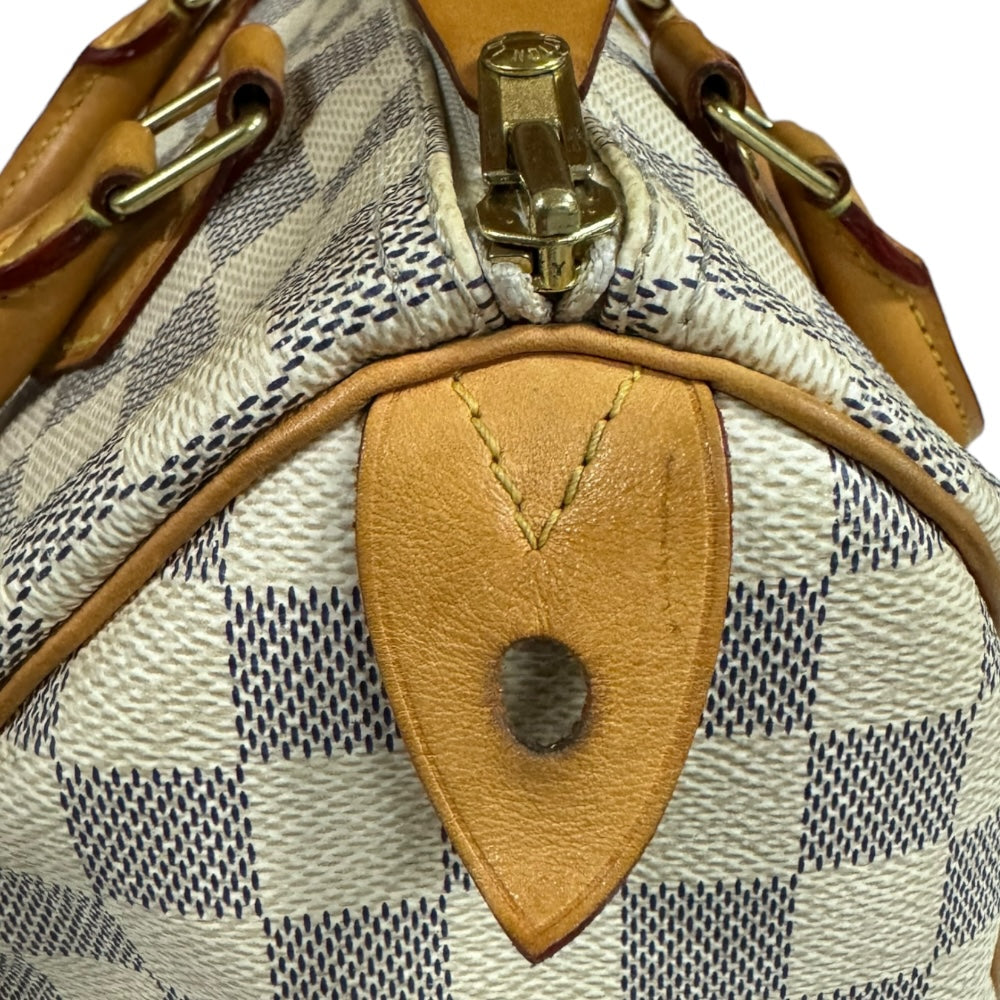 LOUIS VUITTON ルイヴィトン スピーディ25 ダミエアズール ハンドバッグ ダミエアズールキャンバス ホワイト レディース 中古 –  【公式】リサイクルキング オンラインショップ