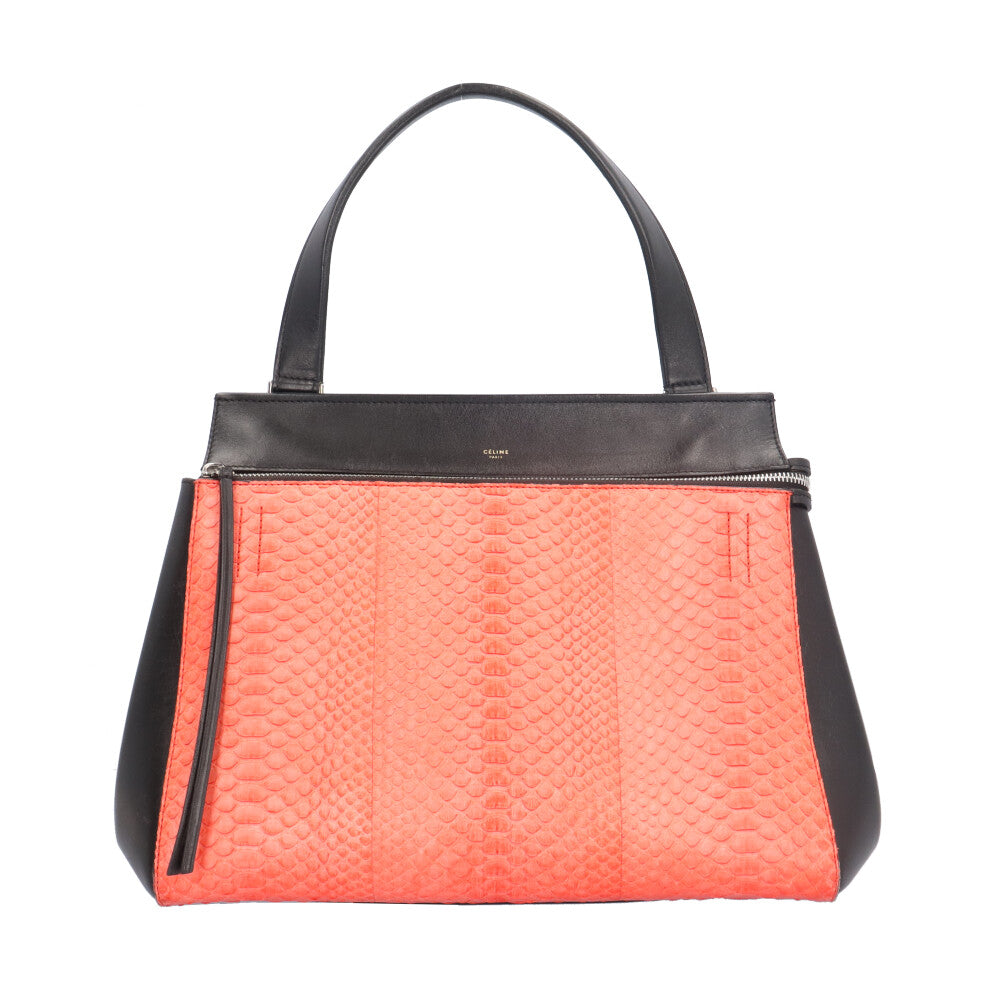 CELINE セリーヌ ハンドバッグ エッジ レザー グレージュ フォーマル CELINE セリーヌ ハンドバッグ エッジ レザー グレージュ フォーマル