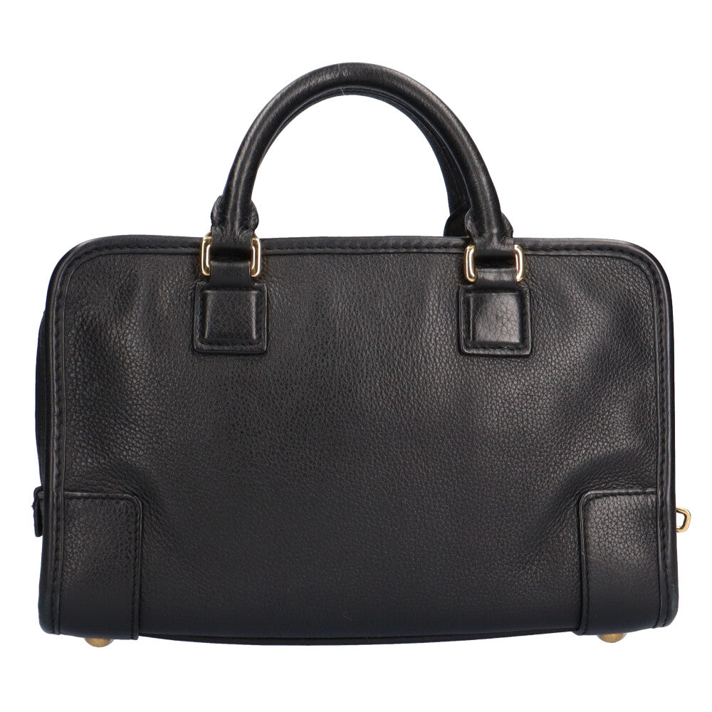 ロエベ LOEWE アマソナ23 ハンドバッグ レザー ブラック
