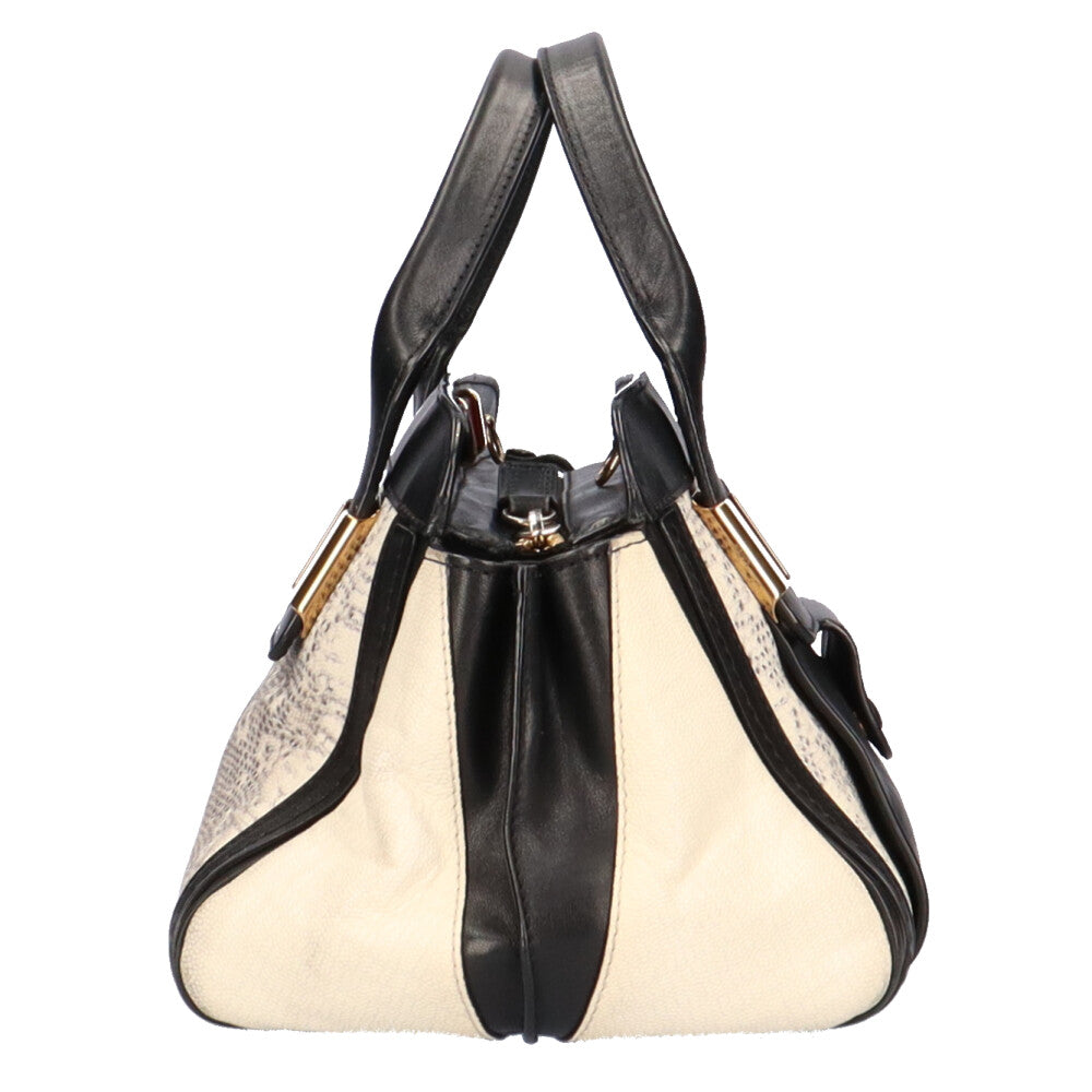 クロエ Chloe リトルアリス ショルダーバッグ レザー ベージュ
