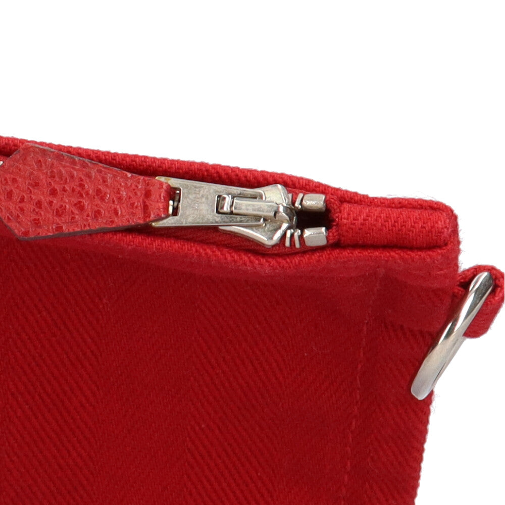 【極美品・保管袋付】エルメス　HERMES　ヴァルパライソ　PM　赤　ポーチ新品 極美品・保管袋付】エルメス HERMES ヴァルパライソ PM 赤 ポーチ新品