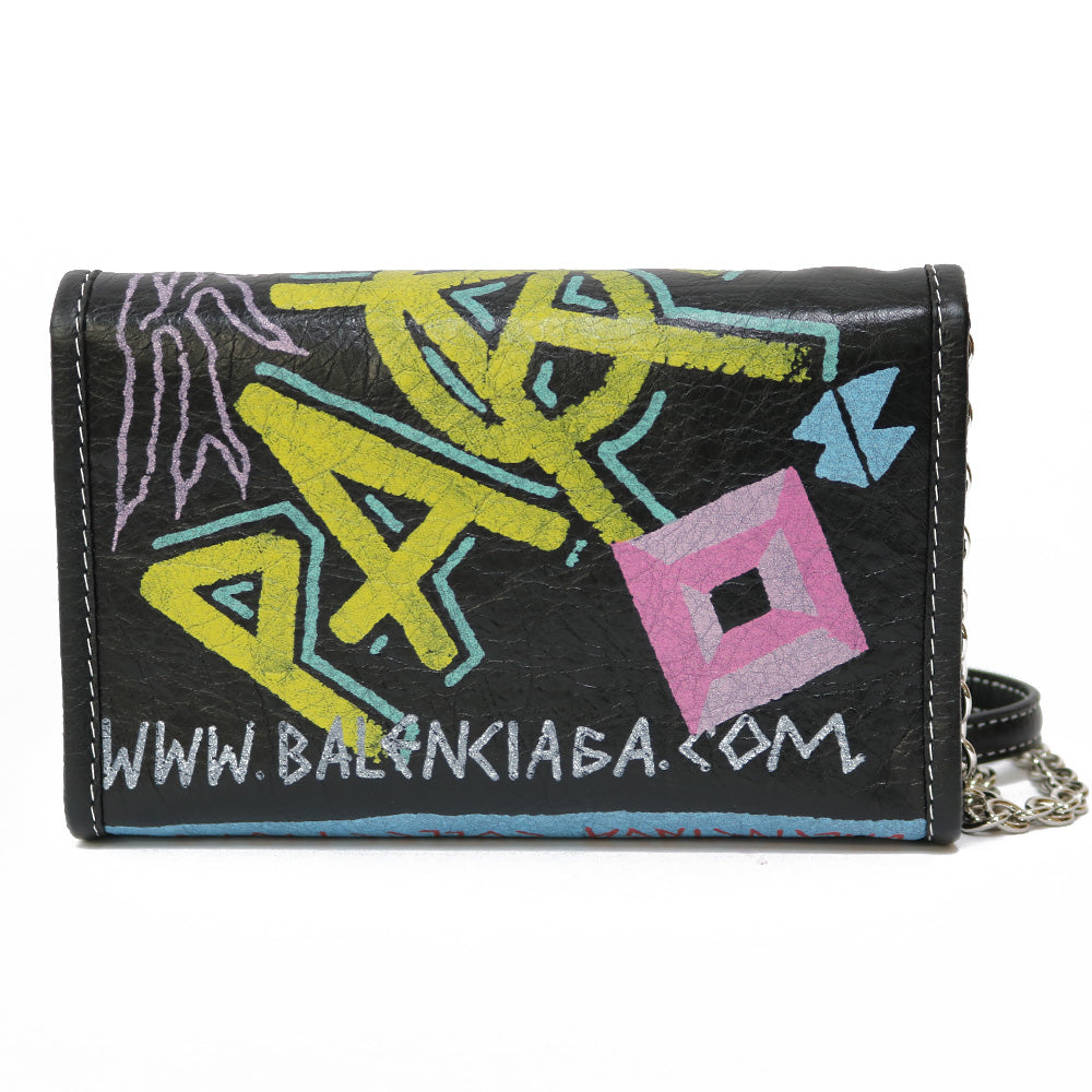 BALENCIAGA ショルダーバッグ 黒 期間限定値下げ BALENCIAGA バレンシアガ ショルダーバッグ DOWNTOWN XS ダウンタウン