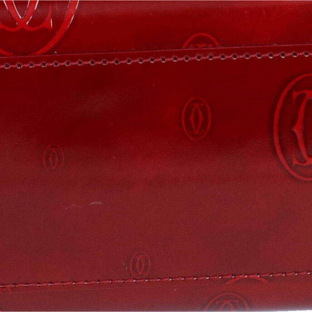 カルティエ CARTIER ハッピーバースデー ハンドバッグ パテントレザー カルティエ CARTIER ハッピーバースデー ハンドバッグ パテントレザー