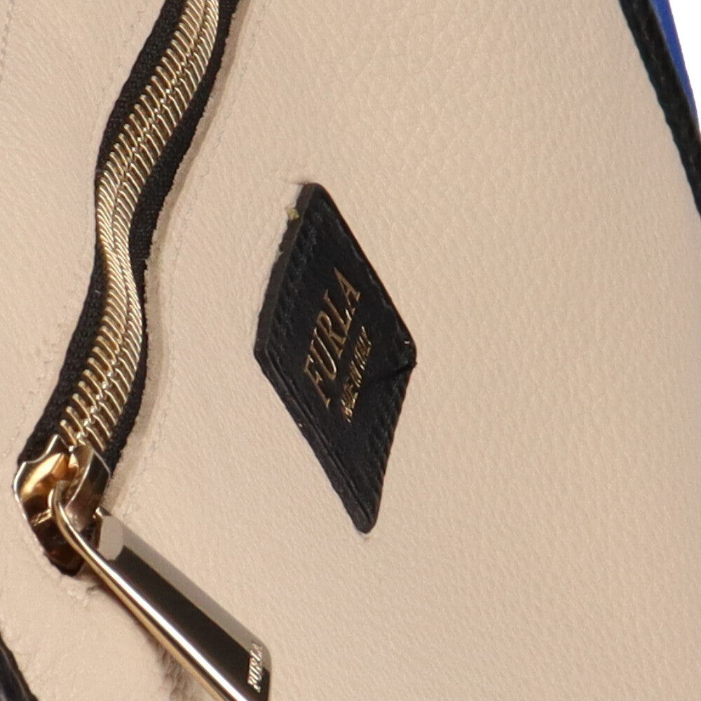 フルラ Furla リバーシブル トートバッグ レザー ブルー レディース