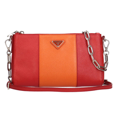 PRADA ショルダーバッグ ダイアグラム　レッド PRADA ショルダーバッグ ダイアグラム レッド