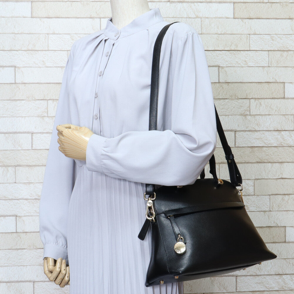 Furla Piper Small On Model Furla M Piper Shoulder Bag Leather