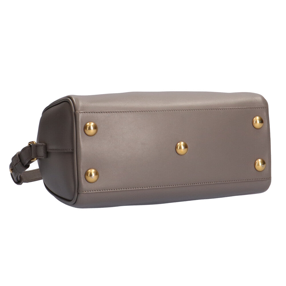 SAINT LAURENT サンローラン　バッグ　ベイビーダッフル　グレー SAINT LAURENT - SAINT LAURENT サンローラン ベイビーダッフル