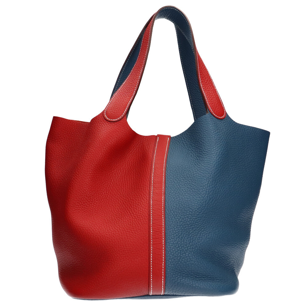 HERMES エルメス タンブール ヴォーグレネ 白/青/赤 ショルダーバッグ レディース エルメス HERMES GM ピコタンロック ショルダーバッグ トリヨン