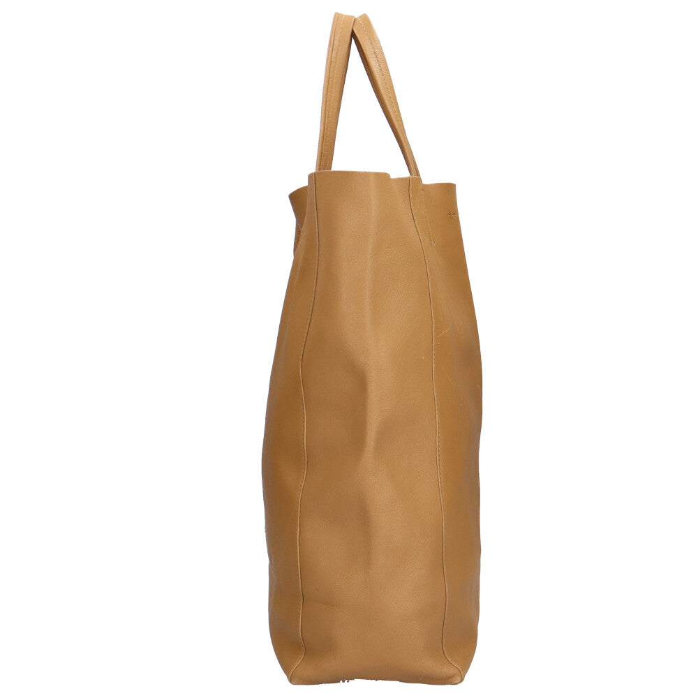 CELINE ベージュ レザー トートバッグ セリーヌ CELINE トートバッグ レザー ベージュ レディース 中古