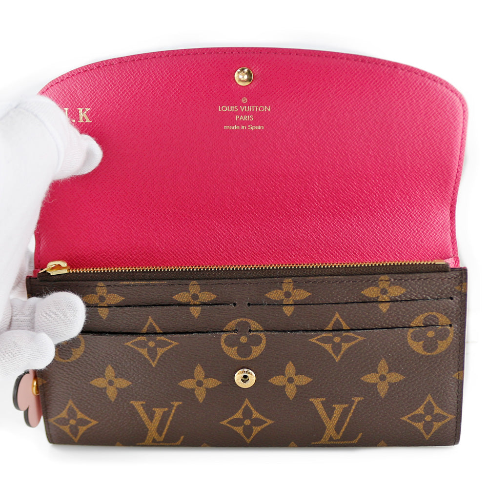 LOUIS VUITTON ルイヴィトン エミリー フラワー モノグラム 長財布