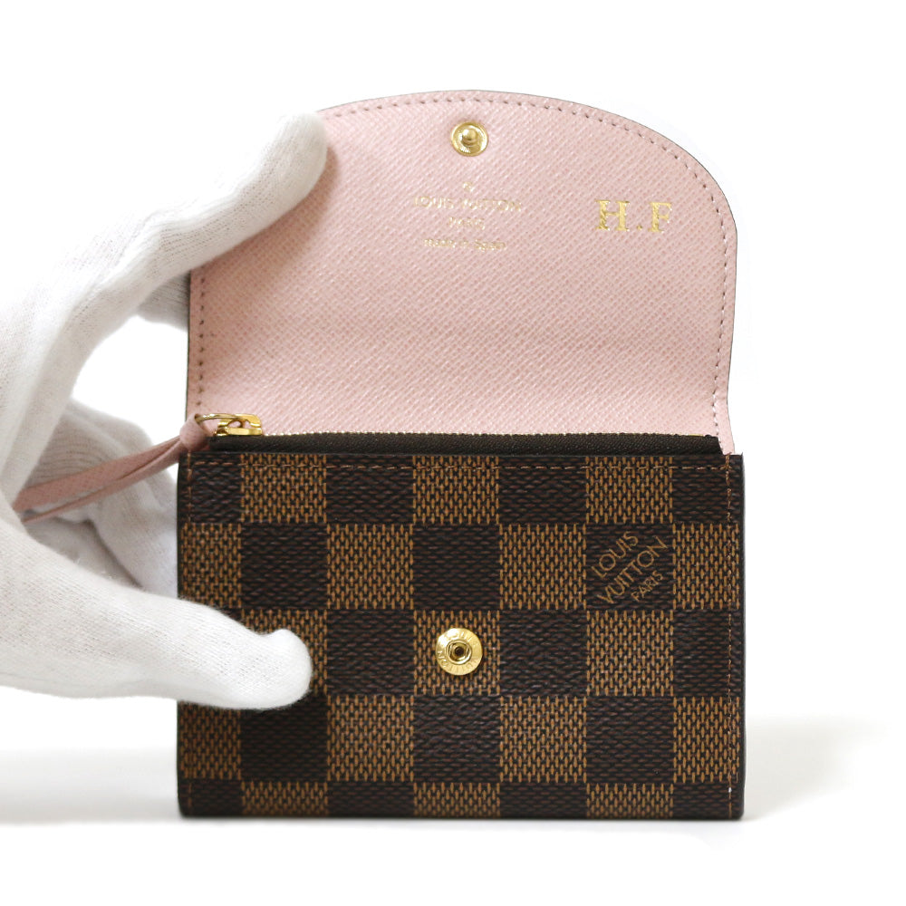 Louis Vuitton LOUIS VUITTON Portemonnaie Rosalie Damier Coin Case