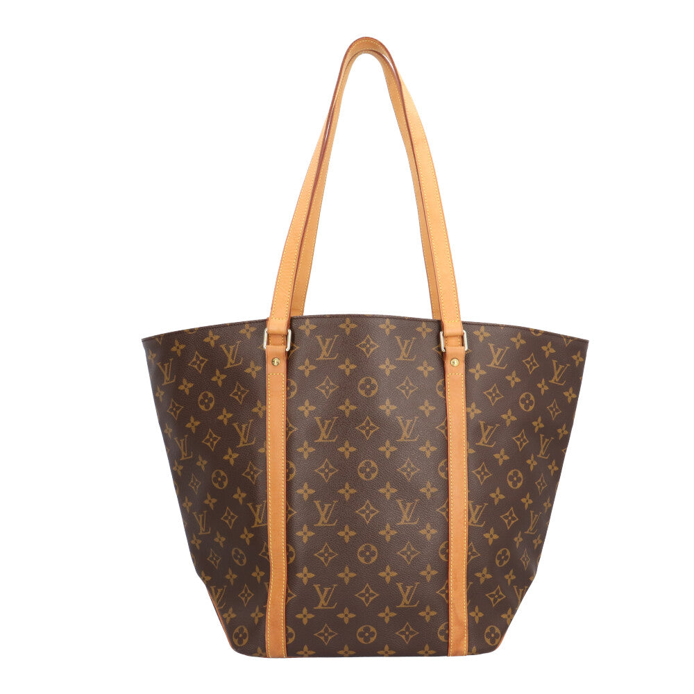 LOUIS VUITTON ルイヴィトン サックショッピング モノグラム ショルダーバッグ モノグラムキャンバス ブラウン ユニセックス 中古