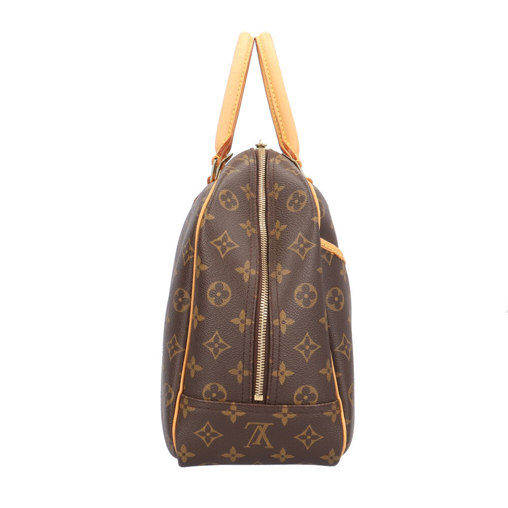LOUIS VUITTON Deauville Monogram Handbag Monogram Canvas Brown