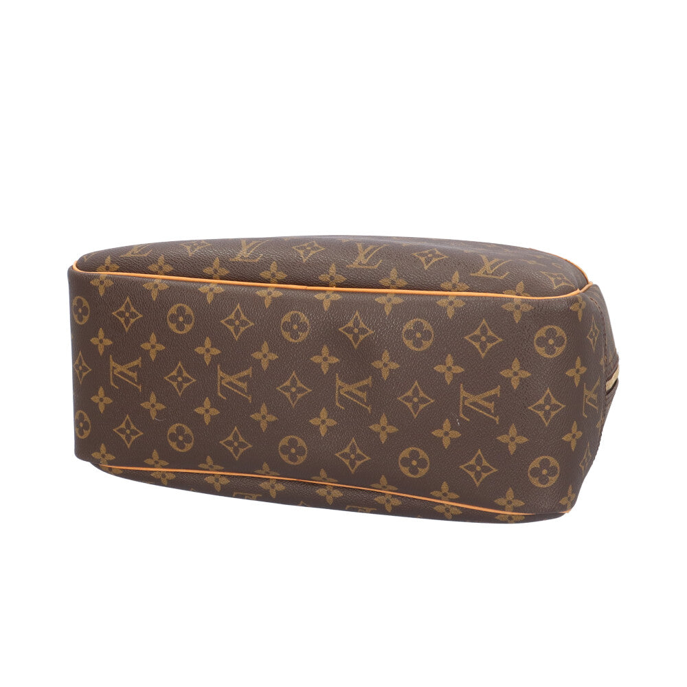 LOUIS VUITTON Deauville Monogram Handbag Monogram Canvas Brown